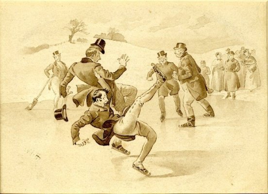 Про найдавніші ковзани України