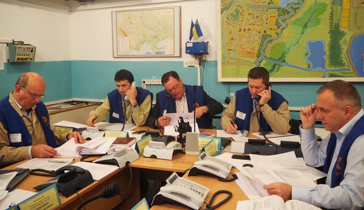 Учились ліквідовувати аварію, заподіяну стихією