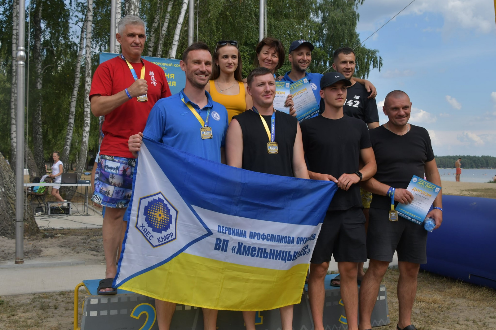 «Золоту милю» подолали плавці Хмельницької АЕС на турнірі з плавання «Біле озеро»