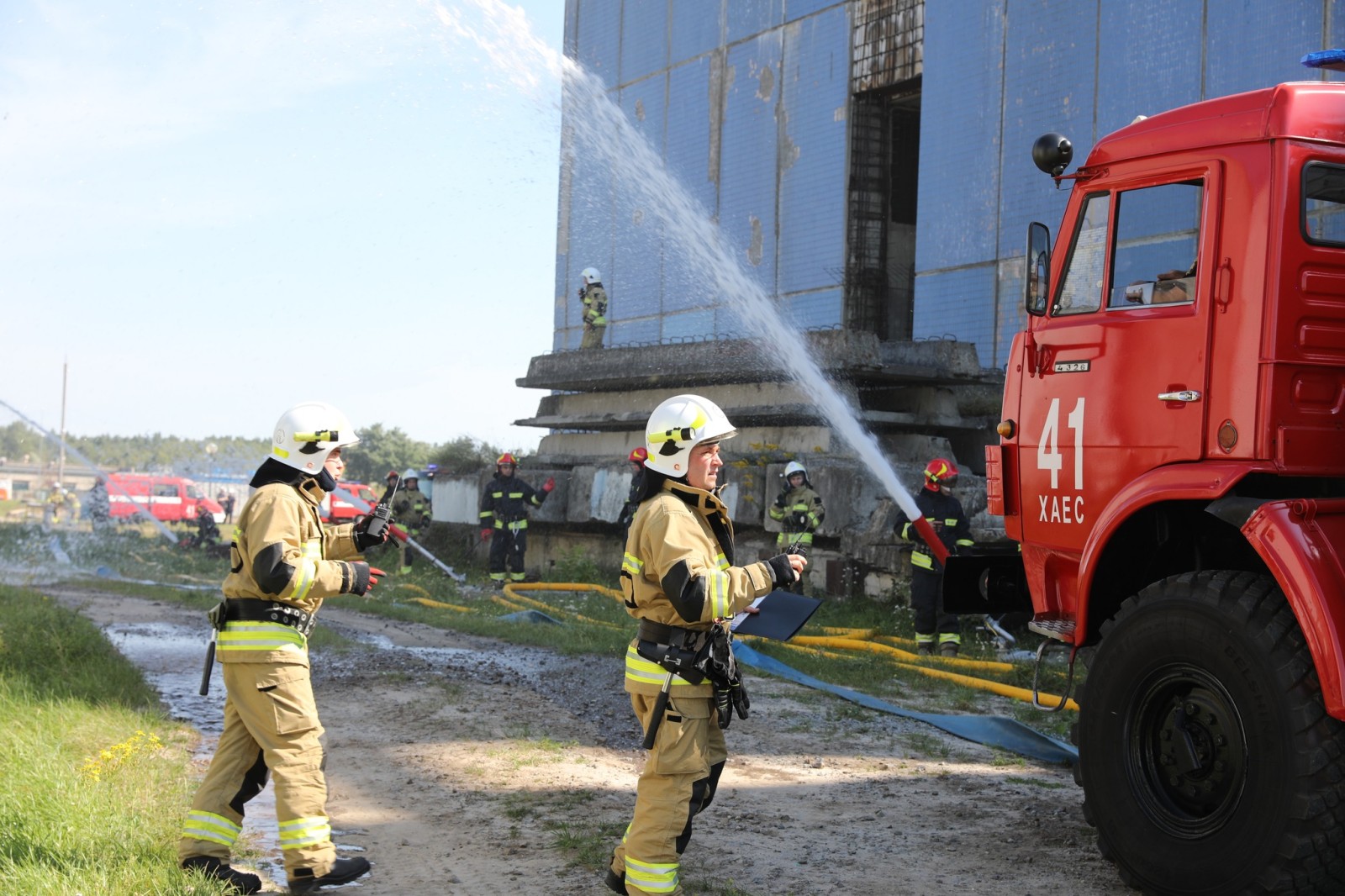На Хмельницькій АЕС гасили умовну пожежу