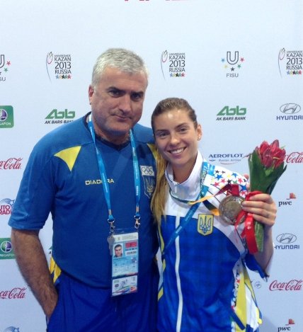 XXVII УНІВЕРСІАДА В КАЗАНІ: ОЛЬГА ХАРЛАН І ГАЛИНА ПУНДИК НА П’ЄДЕСТАЛІ