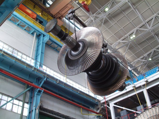 Перша стадiя ремонту турбiни