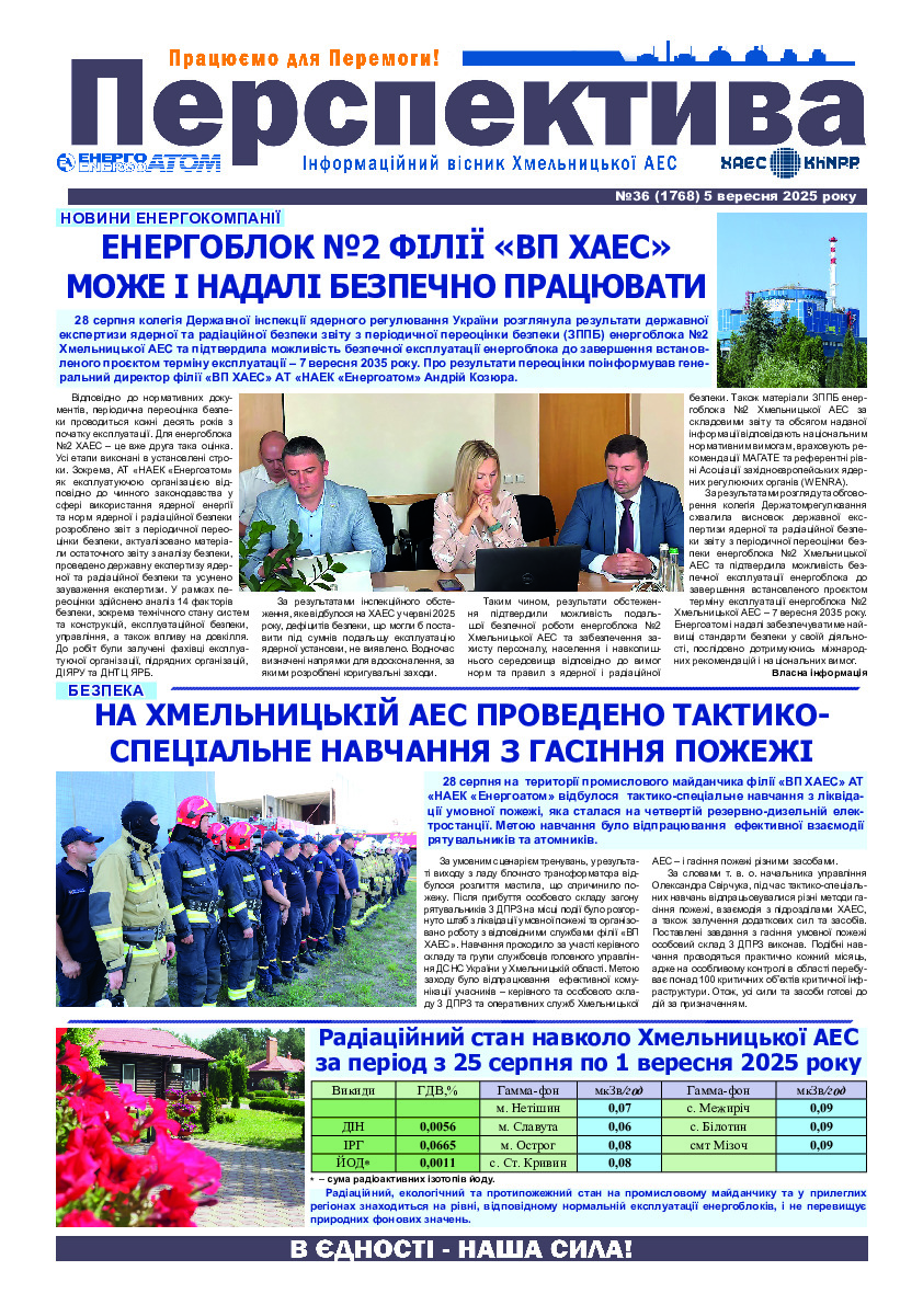 Перспектива №36 від 5 вересня 2025